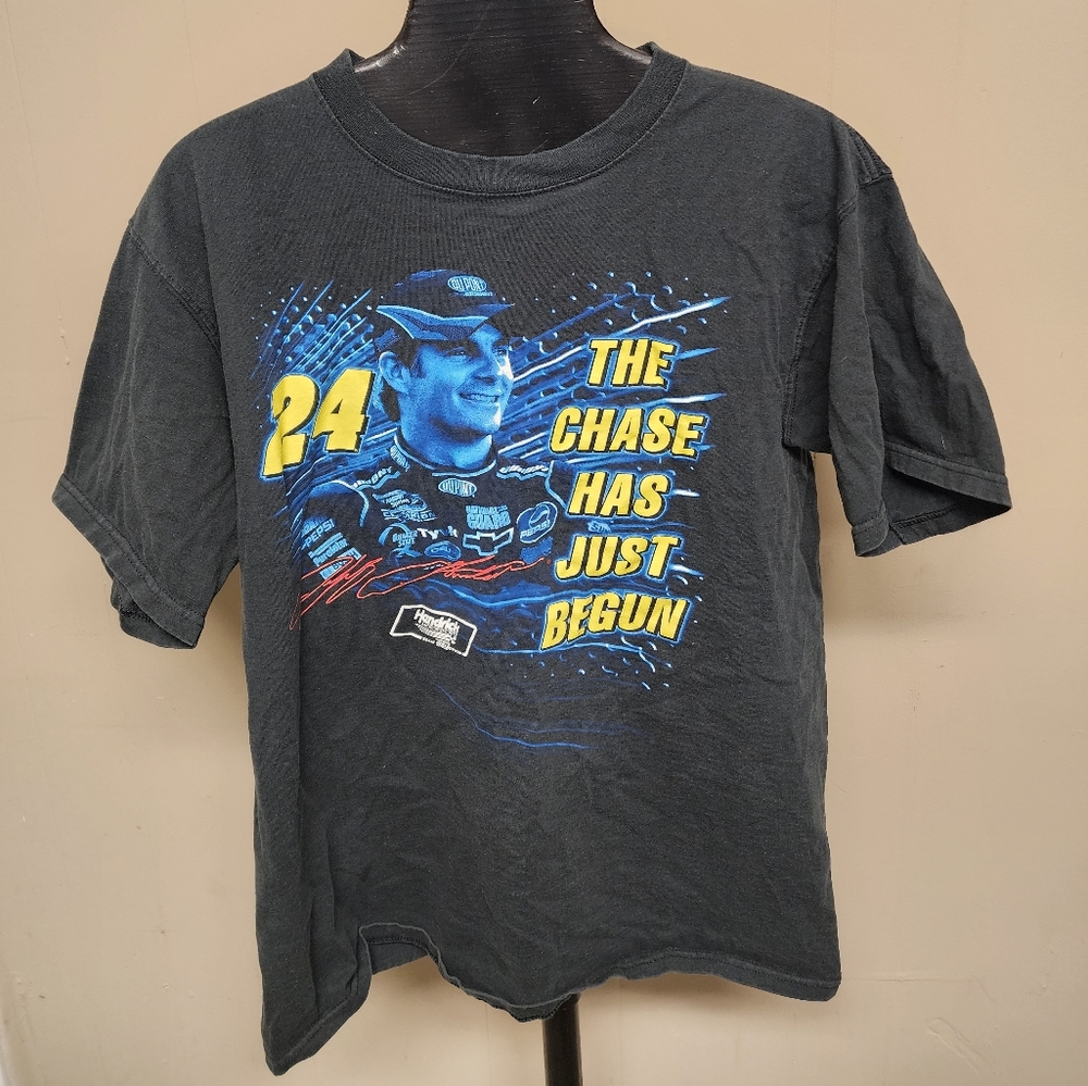 Vintage Nascar Men's Large Jeff Gordon 2009 Tour Hendrick Motorsports T-shirt